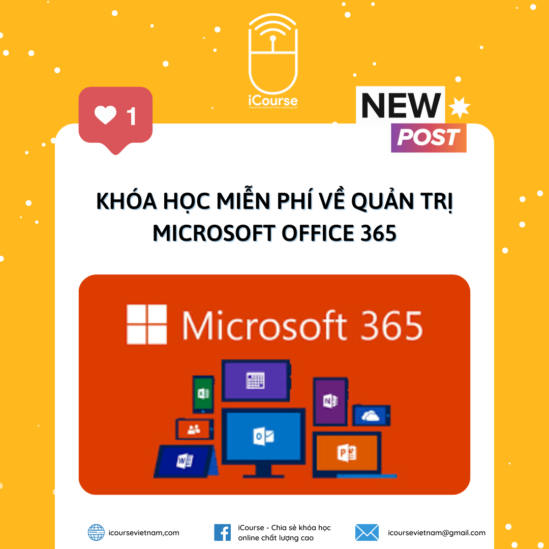 [Online] Khóa Học Miễn Phí Về Quản Trị Microsoft Office 365