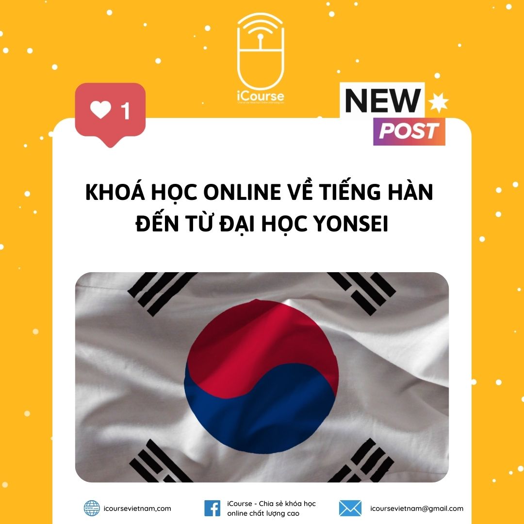 Khoá Học Online Về Tiếng Hàn Đến Từ Đại Học Yonsei