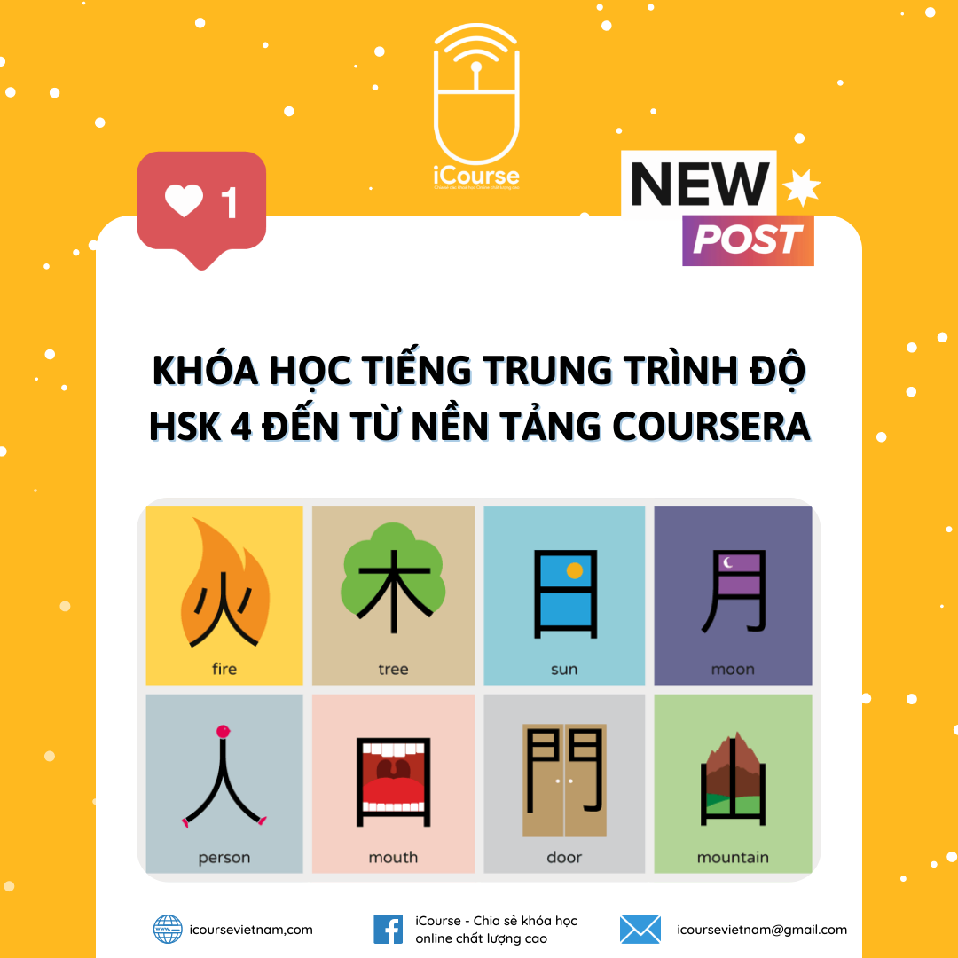Khóa Học Tiếng Trung Trình Độ HSK 4 Đến Từ Nền Tảng Coursera