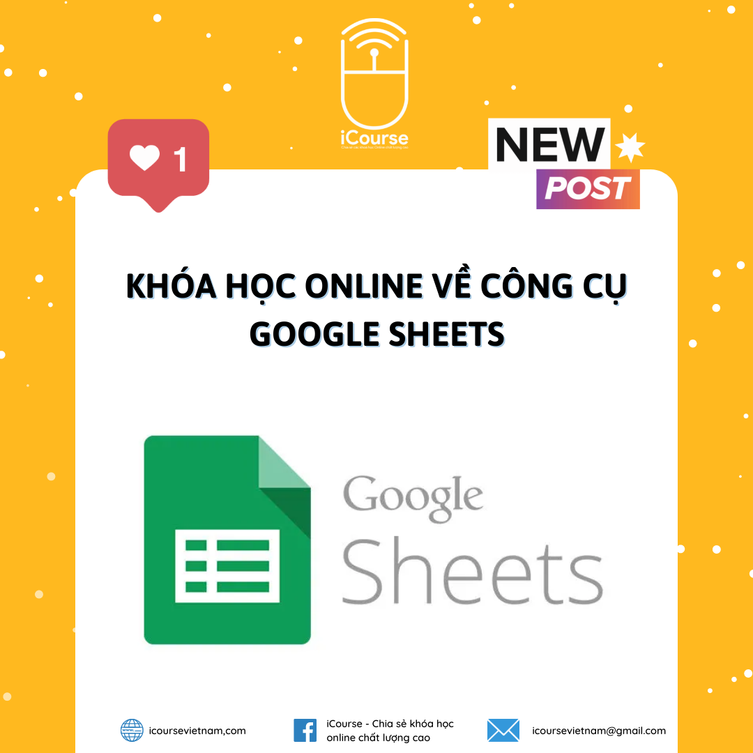 Khóa Học Online Về Công Cụ Google Sheets
