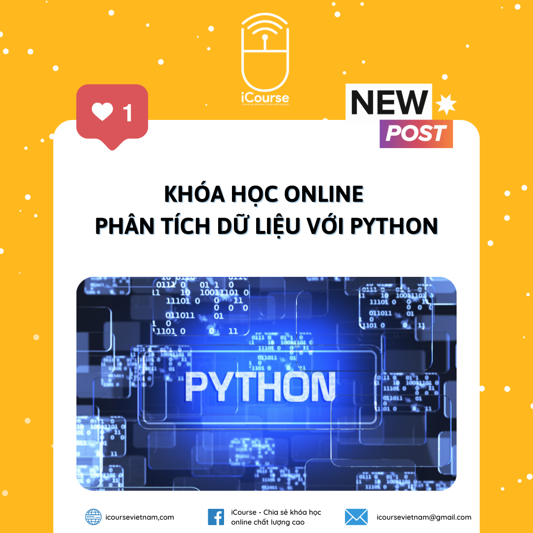 Khóa Học Online Phân Tích Dữ Liệu Với Python