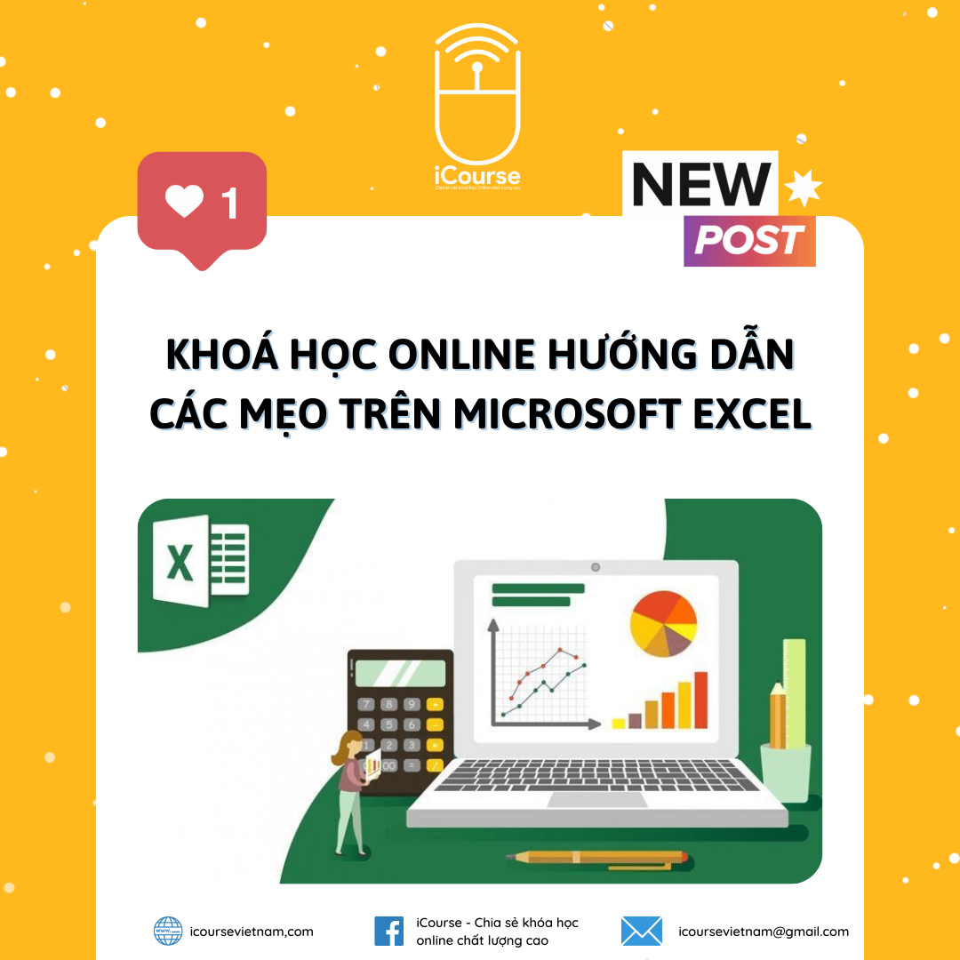 Khoá Học Online Hướng Dẫn Các Mẹo Trên Microsoft Excel